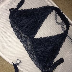Gilly hicks/ hollister navy lace bralette
